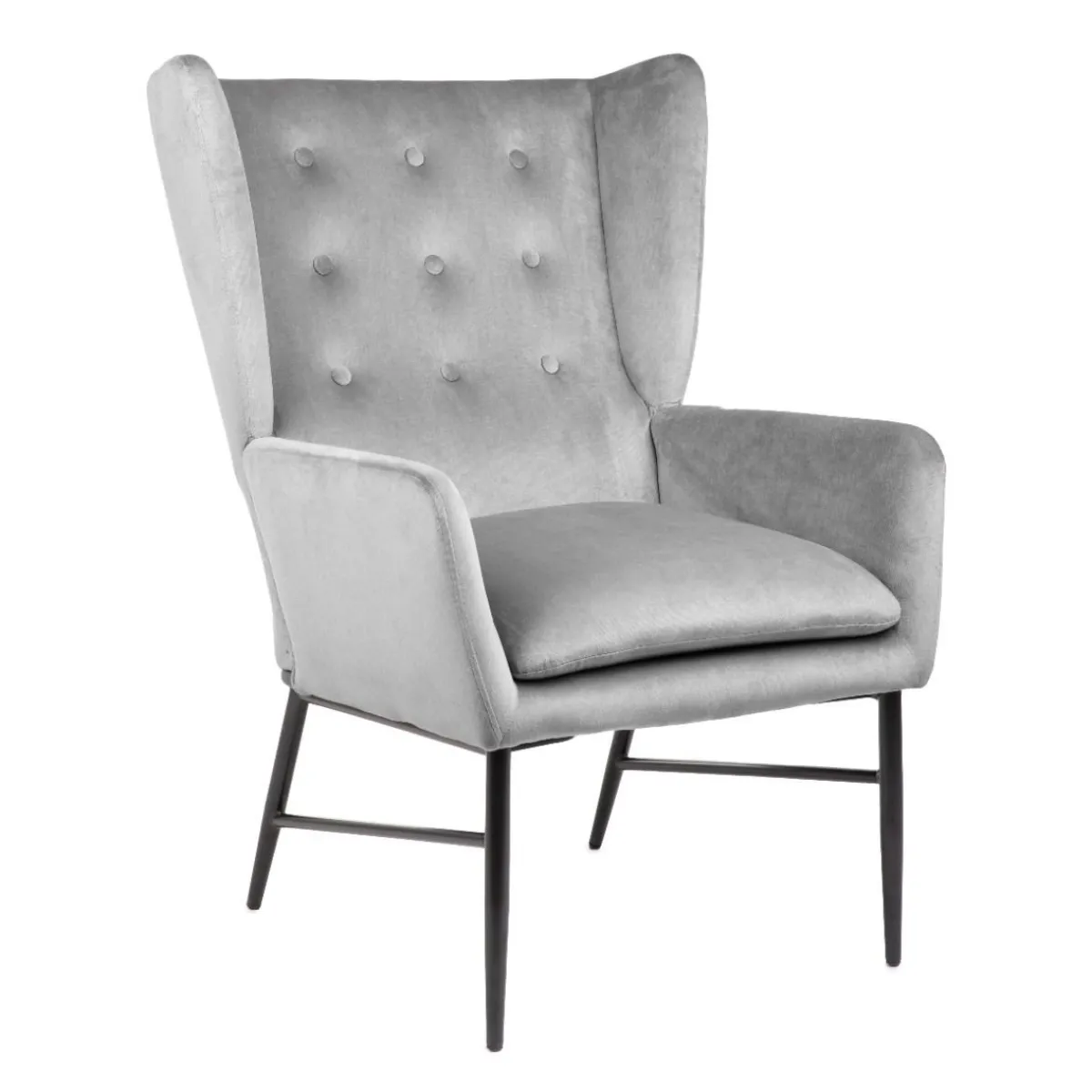 HOMLA Fotel Vinnande Szary 97X67X73 Cm Online
