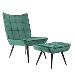 HOMLA Fotel Vinnis Zielony 96X69X82 Cm Hot