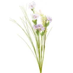 HOMLA Galazka Sztuczna Meadow Z Malymi Kwiatkami Fioletowa 53 Cm Best