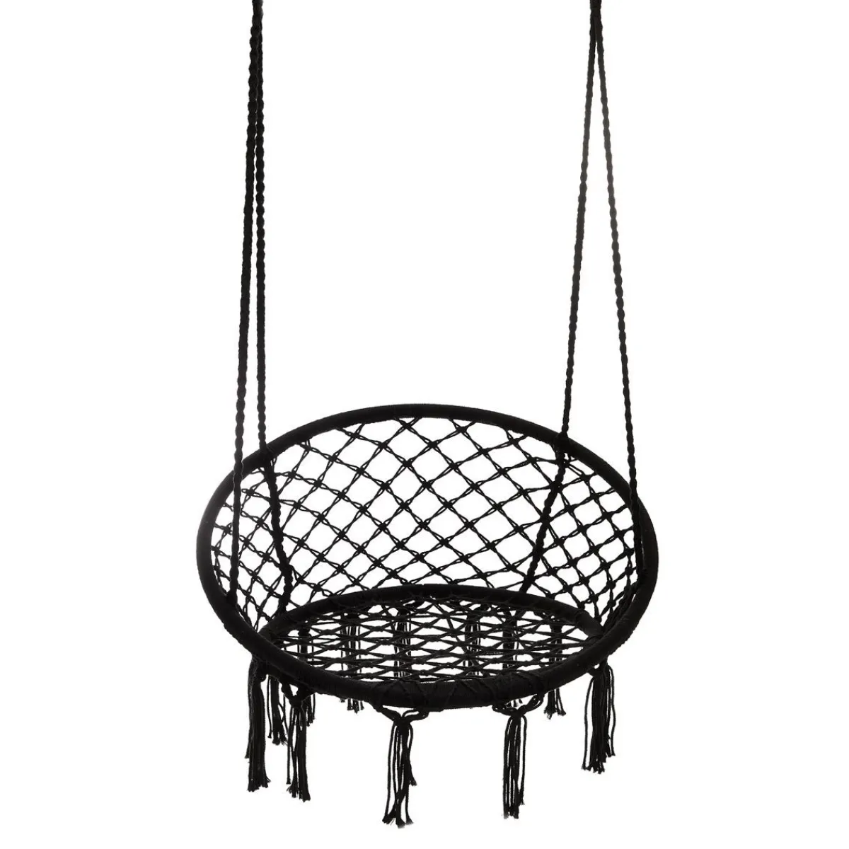 HOMLA Hustawka Circle Czarna 82X60X115-138 Cm Czarny Outlet