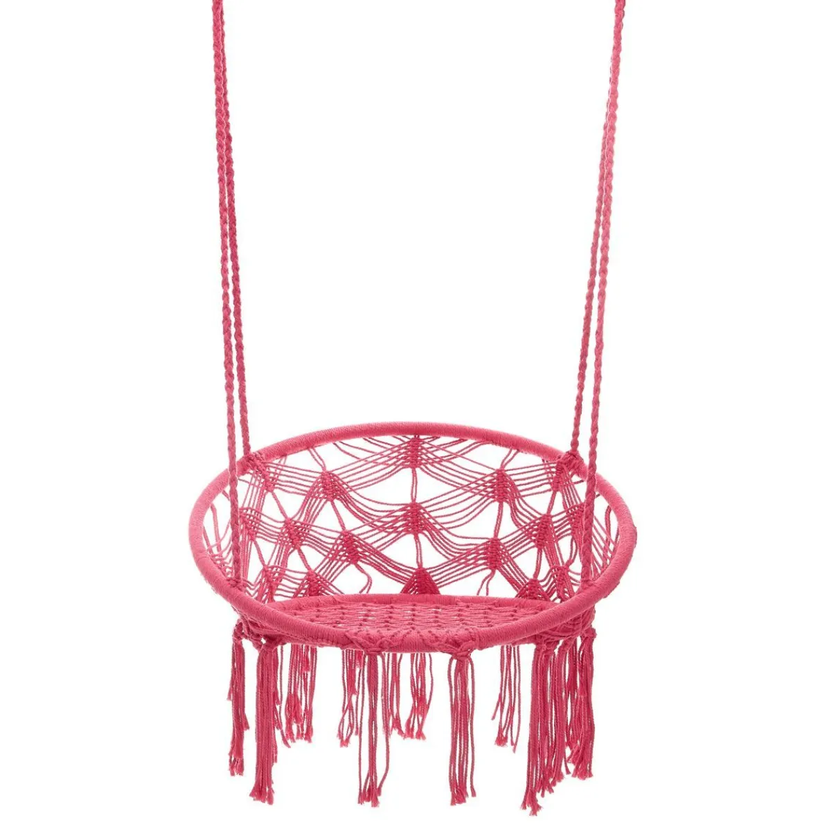 HOMLA Hustawka Circle Doira Makrama Fuksjowa 82X60X115-138 Cm Clearance