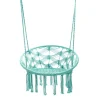 HOMLA Hustawka Circle Doira Makrama Turkusowa 82X60X115-138 Cm Discount
