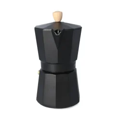 HOMLA Kawiarka Mia Mokka Czarna Z Drewnianym Uchwytem 6 Cup Czarny Clearance