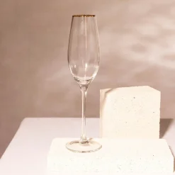 HOMLA Kieliszek Felice Do Szampana Transparentny 0.24 Czarny Online