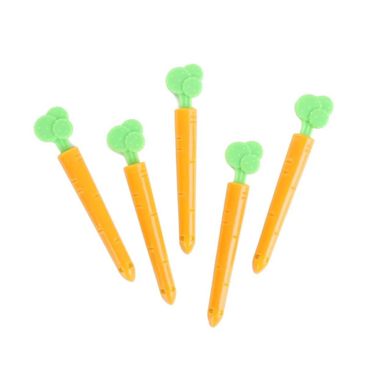 HOMLA Klipsy Carrot Spozywcze Marchewki 5Szt Hot