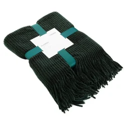 HOMLA Koc Chenille Szenilowy Zielony 130X170 Cm Online