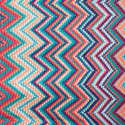 HOMLA Koc Meba W Kolorowe Zygzaki 130X170 Cm Sale