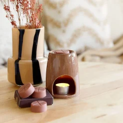 HOMLA Komienk Ceramiczny Fires Z Woskiem Sandalwood 10X12,5 Cm 22G Online