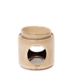 HOMLA Kominek Soleto Ceramiczny Bezowy 9X9X10 Cm Sale