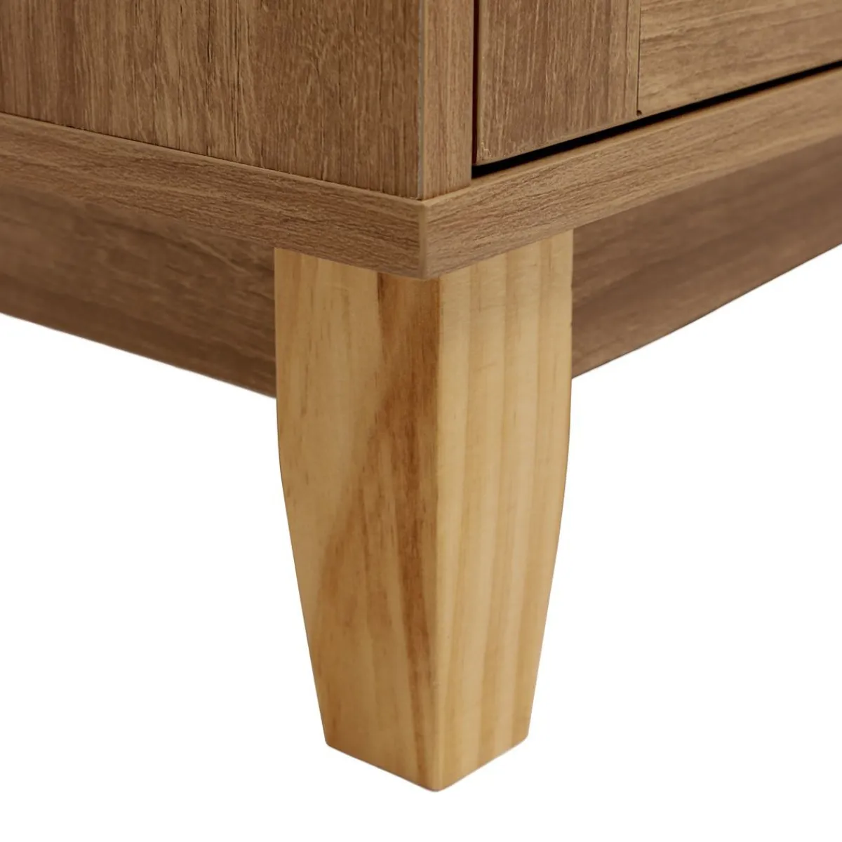 HOMLA Komoda Notto Z Rattanem 110X35X72 Cm Naturalny Discount