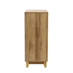 HOMLA Komoda Notto Z Rattanem 74X35X86 Cm Naturalny Online