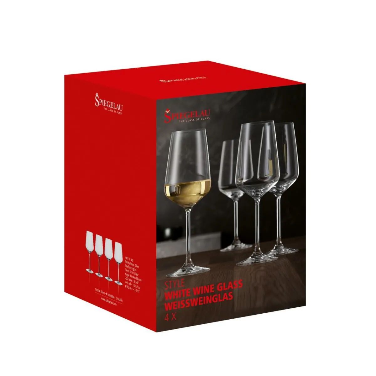 SPIEGELAU Komplet Kieliszkow Style Do Wina 440 Ml Przezroczysty Hot
