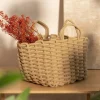 HOMLA Kosz Do Przechowywania Flavia Bezowy 26X26X21 Cm Outlet