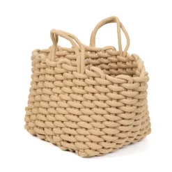 HOMLA Kosz Do Przechowywania Flavia Bezowy 26X26X21 Cm Outlet