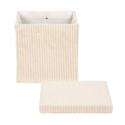 HOMLA Kosz Do Przechowywania Letia Bezowy 27X27X27 Cm Outlet