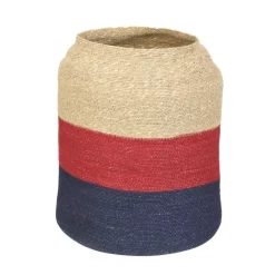 HOMLA Kosz Do Przechowywania Regin W Kolorowe Paski 35X35X45 Cm Clearance