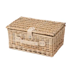 HOMLA Kosz Piknikowy Lorenzo Dla 2 Osob W Listki 38X26X18 Cm New