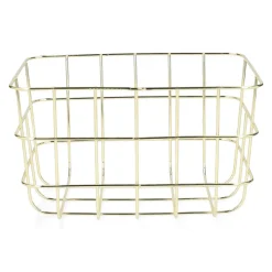 HOMLA Kosz Voss Metalowy 25,5X20,5X15 Cm Zloty New