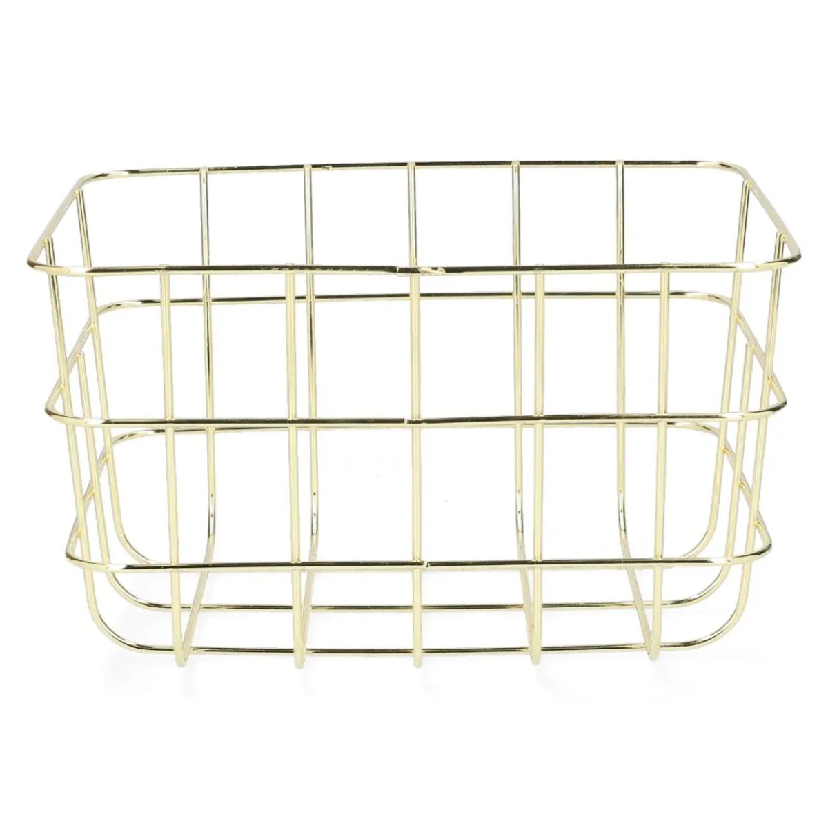 HOMLA Kosz Voss Metalowy 25,5X20,5X15 Cm Zloty New