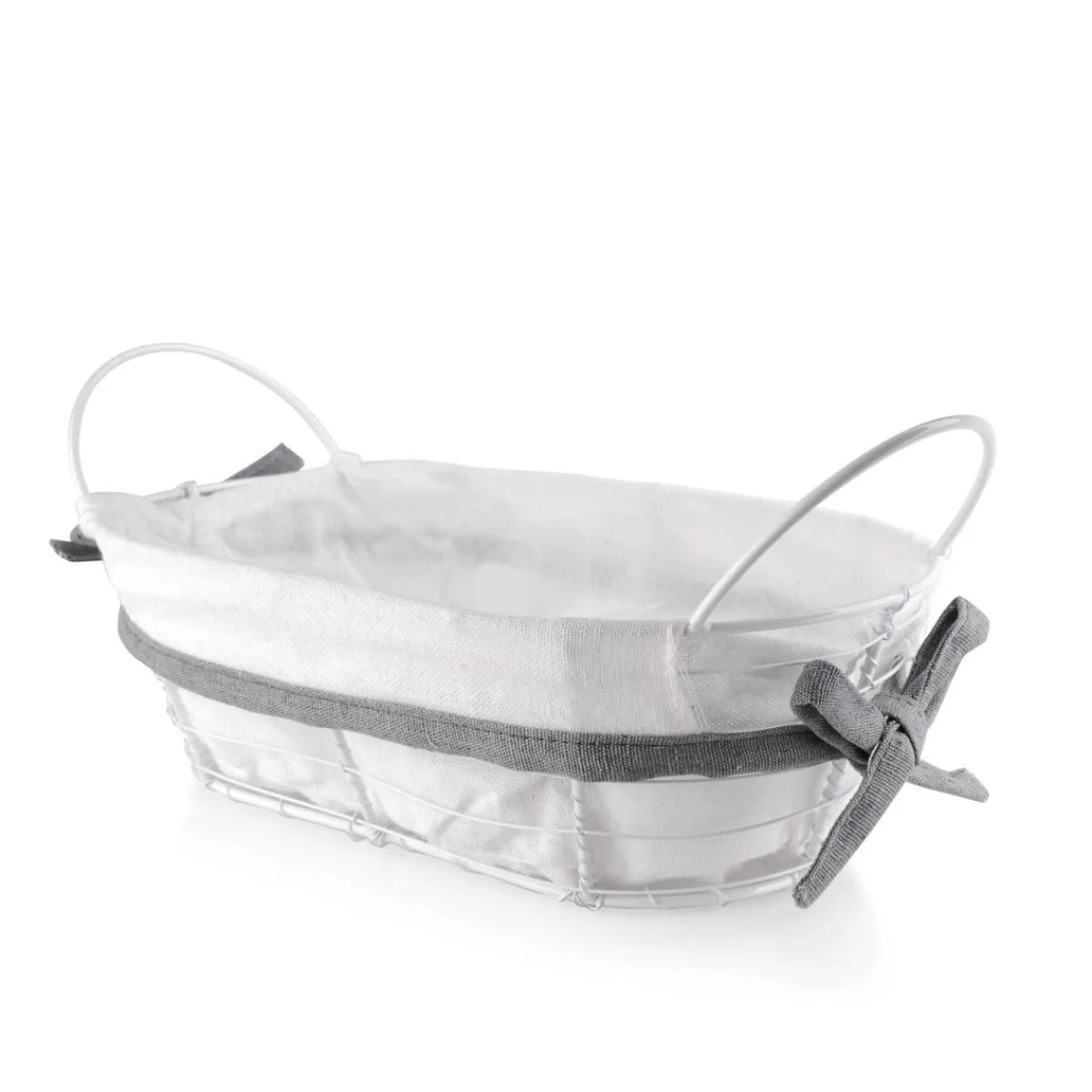 MONDEX Koszyk Will Na Pieczywo 25X15X8 Cm Bialy Outlet