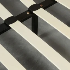 HOMLA Łóżko Ze Stelazem Aster W Tkaninie Ciemnoszare 160X200 Cm Szary Best
