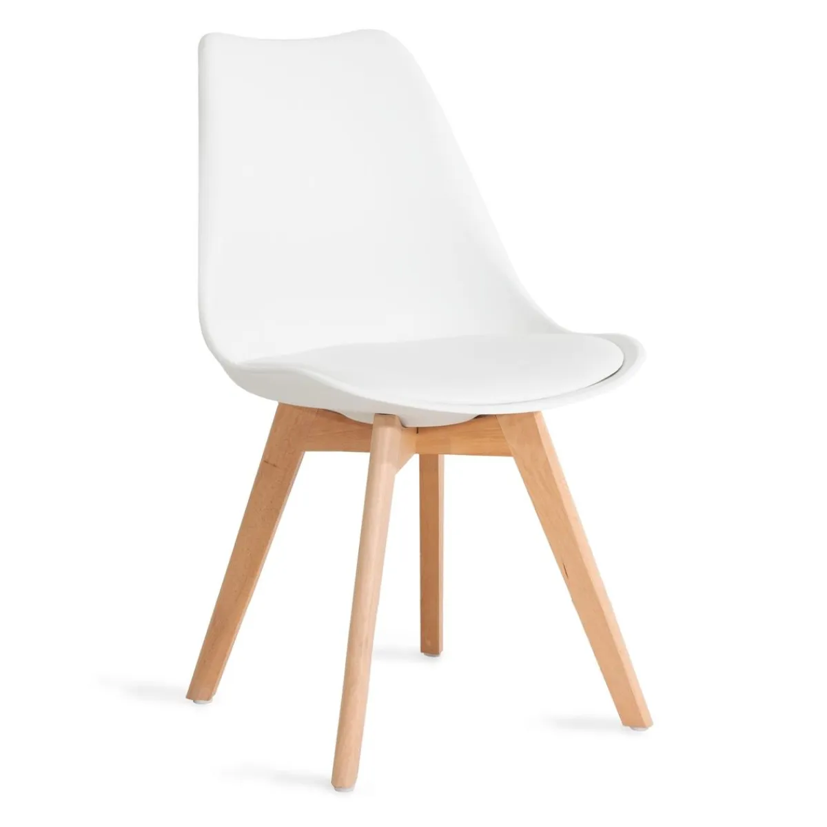 HOMLA Krzeslo Fisco Biale 48X56X82 Cm Bialy Online