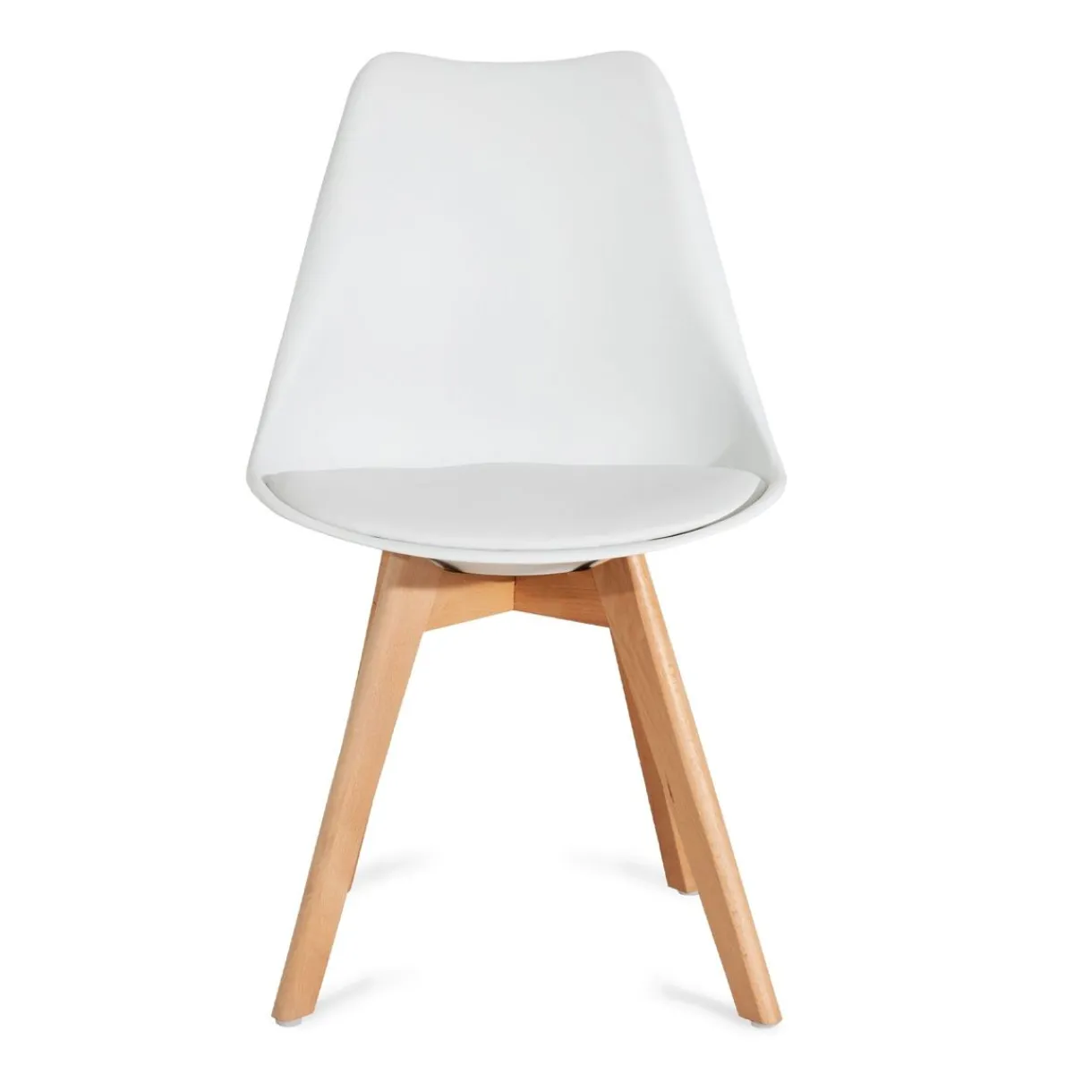 HOMLA Krzeslo Fisco Biale 48X56X82 Cm Bialy Online