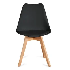 HOMLA Krzeslo Fisco Czarne 48X56X82 Cm Czarny Hot