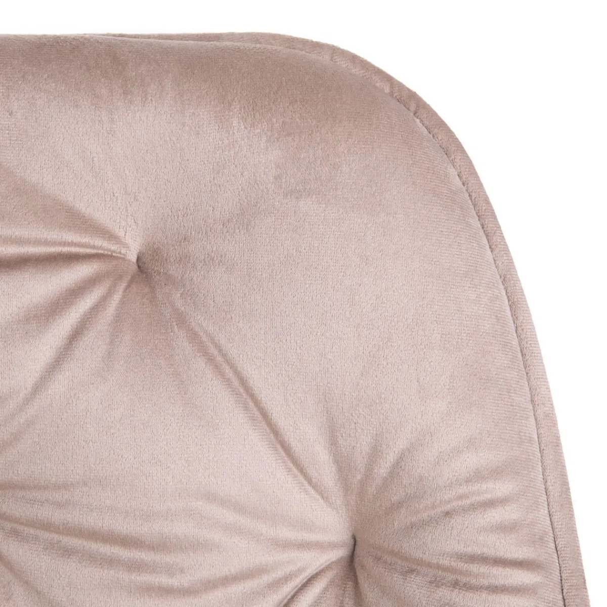 HOMLA Krzeslo Flossi Welurowe Obrotowe Bezowe 57X65X90 Cm Bezowy Online