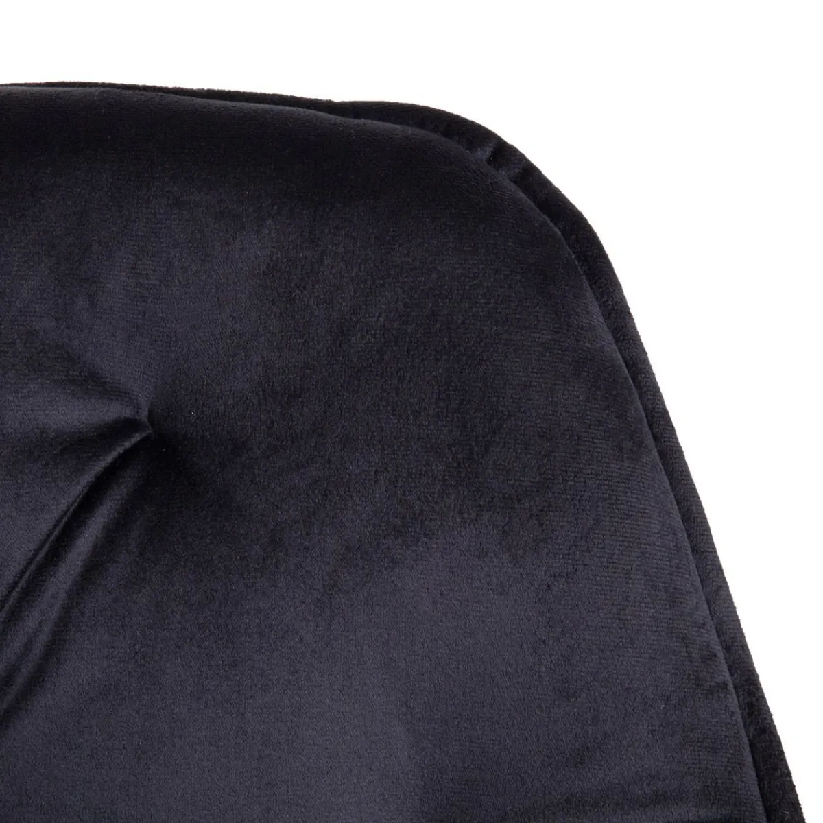 HOMLA Krzeslo Flossi Welurowe Obrotowe Czarne 57X65X90 Cm Czarny Online