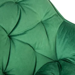 HOMLA Krzeslo Flossi Welurowe Zielone 57X63X84 Cm Zielony Hot