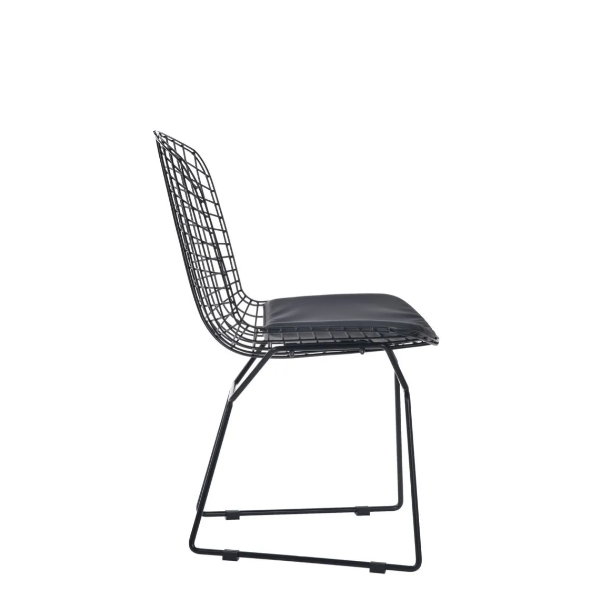 HOMLA Krzeslo Industrial Metalowy 58X54X80 Cm Czarny Outlet