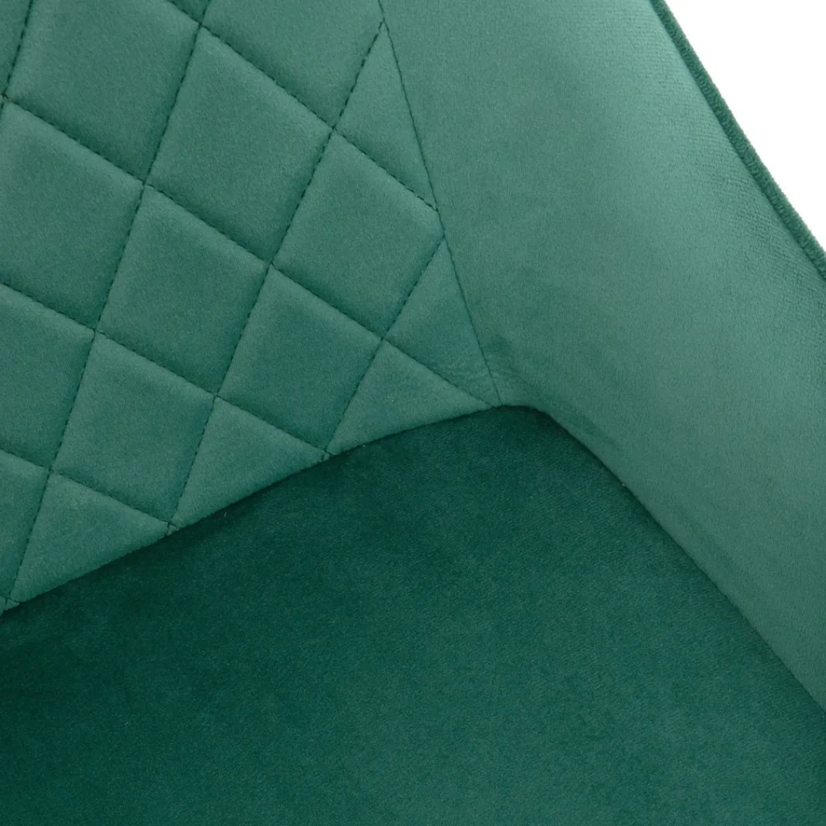 HOMLA Krzeslo Laurent Obrotowe Czarne 54X55X85 Cm, Sh: 50Cm Zielony Outlet