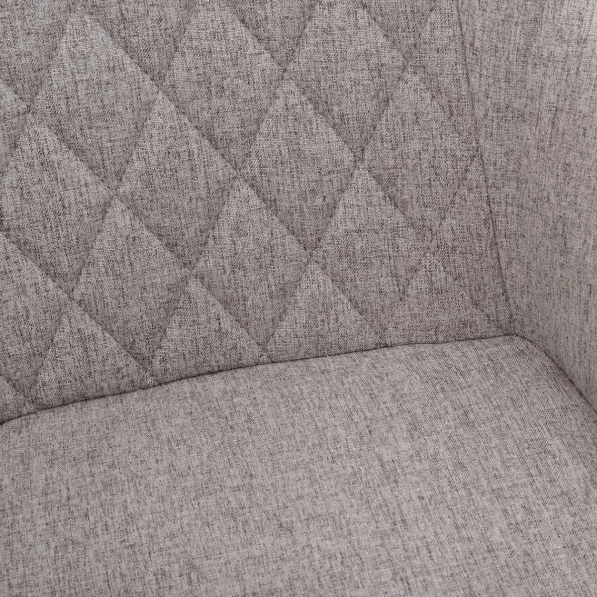 HOMLA Krzeslo Laurent Obrotowe Welurowe Bezowe 54X55X85 Cm, Sh: 50Cm Szary Outlet