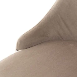 HOMLA Krzeslo Louis Ribbon Welurowe Bezowe 44X59X88 Cm Bezowy Best