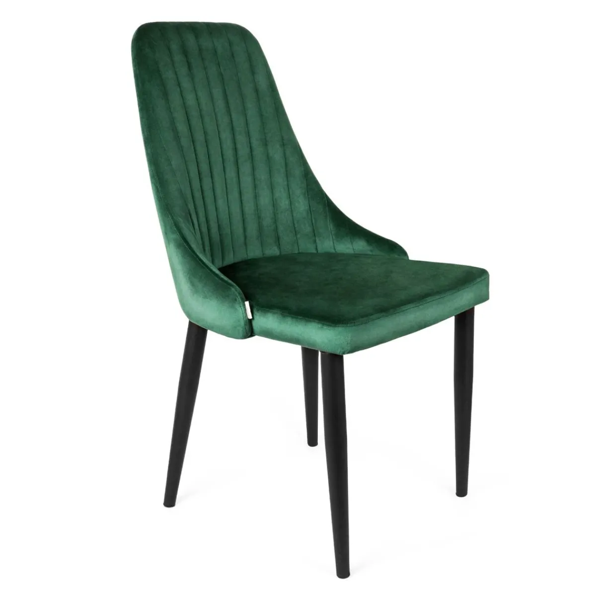 HOMLA Krzeslo Louis Welurowe Zielone 44X59X88 Cm Zielony Best