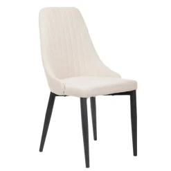 HOMLA Krzeslo Louis W Tkaninie Bezowe 44X59X88 Cm Outlet
