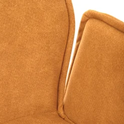 HOMLA Krzeslo Lugro Obrotowe Musztardowe 56X60X82 Cm Discount