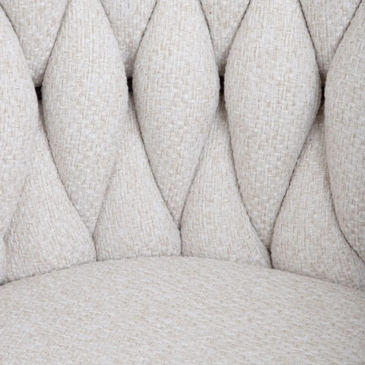 HOMLA Krzeslo Merle Bezowe 57X59X78 Cm Bezowy Clearance