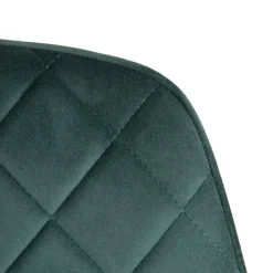 HOMLA Krzeslo Shelton Welurowe Zielone 56X60X84Cm Zielony Discount