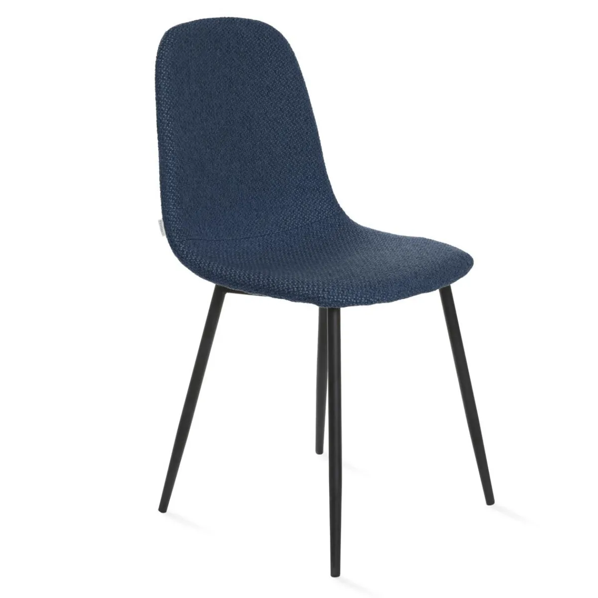 HOMLA Krzeslo Slank W Tkaninie Granatowe 44X52X85Cm Granatowy Best
