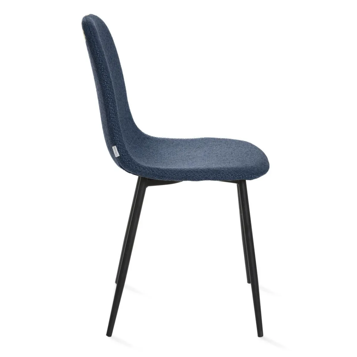 HOMLA Krzeslo Slank W Tkaninie Granatowe 44X52X85Cm Granatowy Best