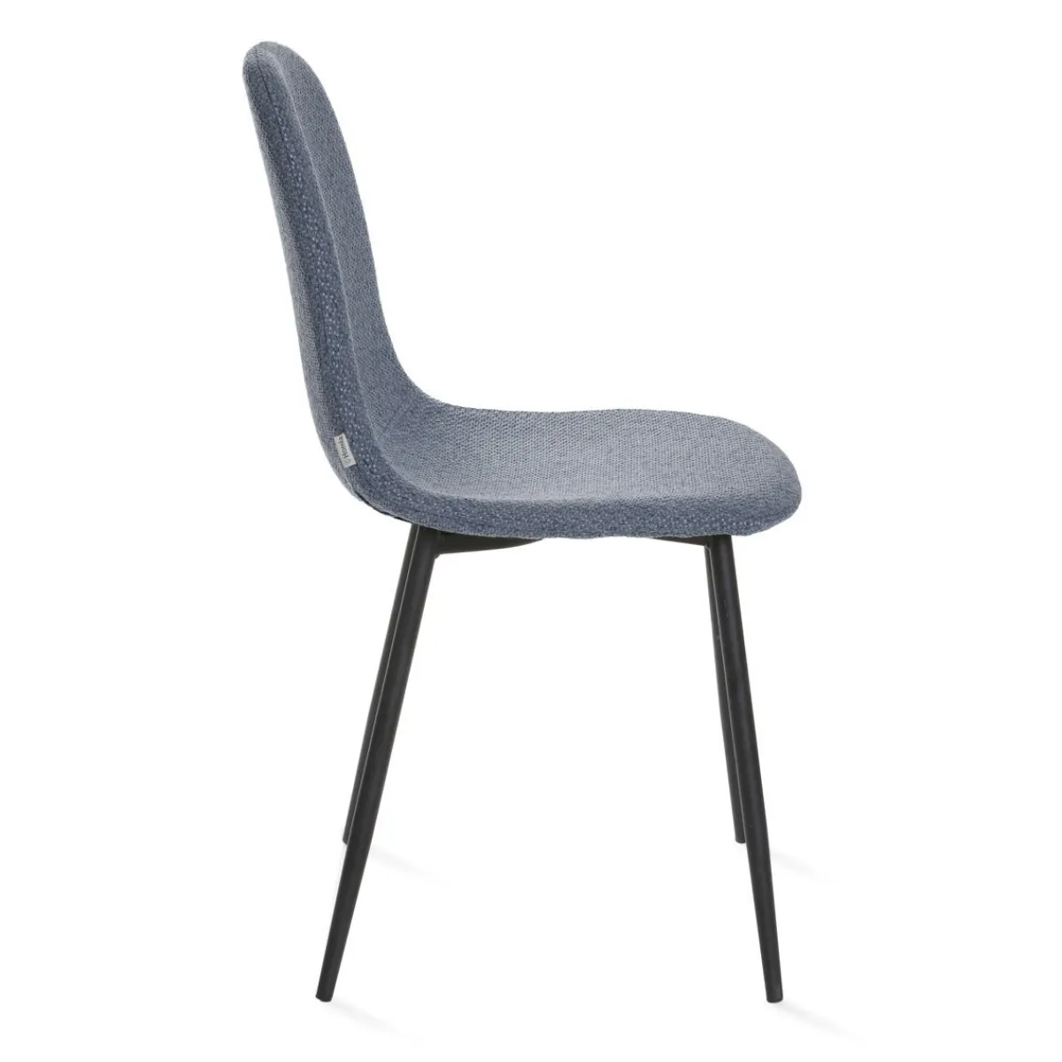 HOMLA Krzeslo Slank W Tkaninie Szare 44X52X85Cm Szary Clearance