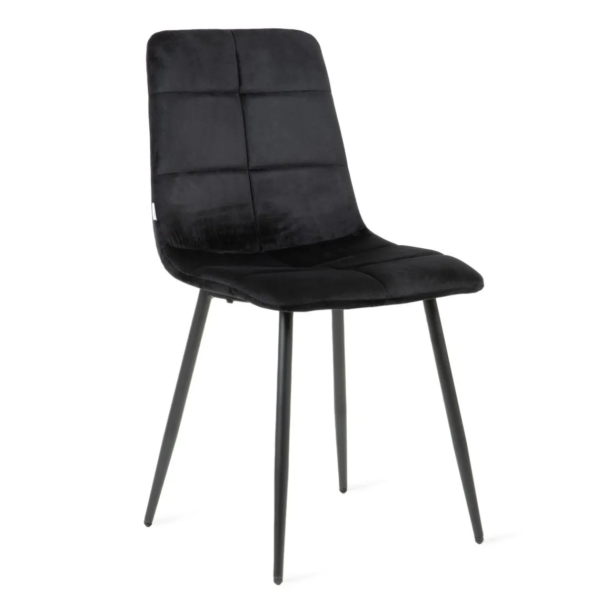HOMLA Krzeslo Triss Welurowe Czarne 44X57X88 Cm Czarny Best