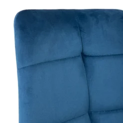 HOMLA Krzeslo Triss Welurowe Granatowe 44X57X88 Cm Granatowy Discount