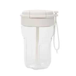 HOMLA Kubek Nardo Plastikowy Ryflowany Bezowy 400 Ml New