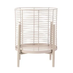 HOMLA Kwietnik Floero Metalowy Bezowy 22X30 Cm Outlet