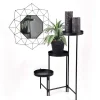 MONDEX Kwietnik Loft 19X19X50 Cm Czarny Clearance
