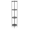 HOMLA Kwietnik Roh Czteropoziomowy Czarny 25X133,5 Cm Outlet