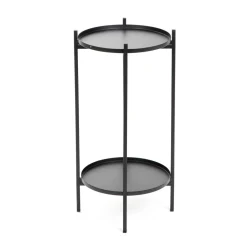 HOMLA Kwietnik Roh Dwupoziomowy Czarny 25X53,5 Cm Hot